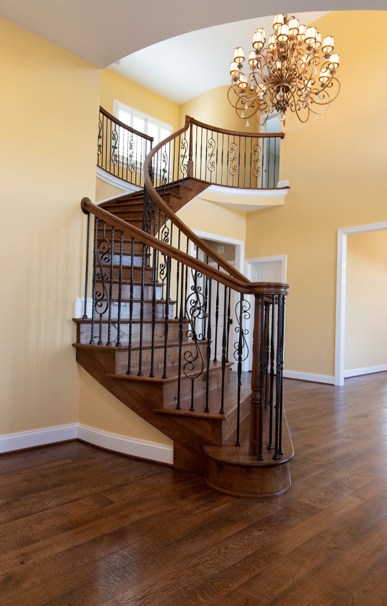 This showcases a completed loudoun stairs project within a home in northern virginia. 